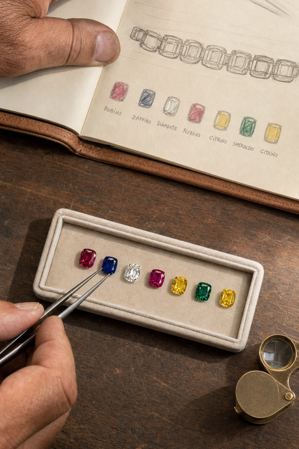 Handcrafted bracelet — process 1
