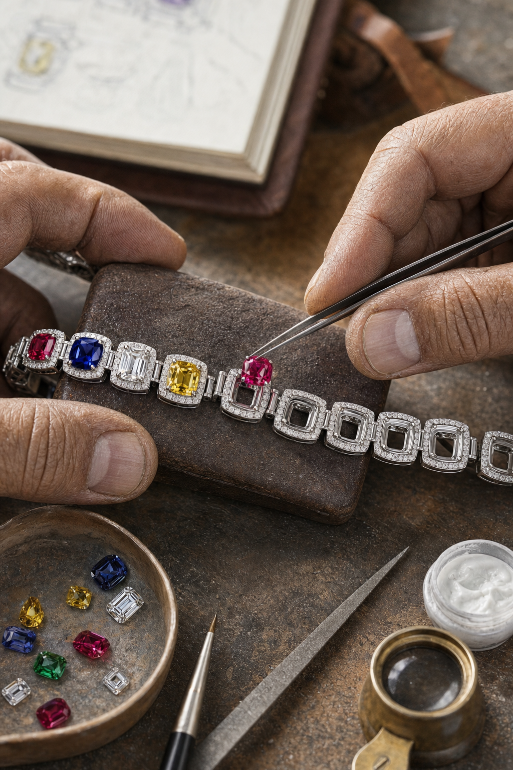 Handcrafted bracelet — process 2